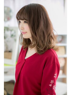 ミック ヘアアンドビューティー 大山店(miq Hair&Beauty) ふわゆるカール♪抜け感セミディ
