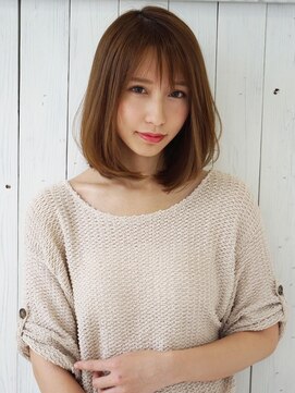 アグ ヘアー ライム 姶良店(Agu hair lime) 前髪×Aライン大人ロブ