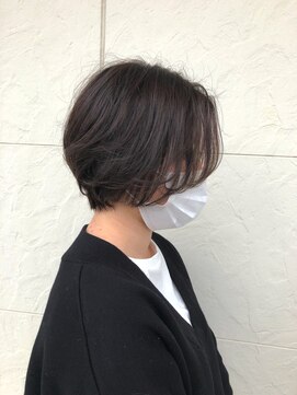 ポレン ドレッサーズ(Pollen Dressers) 30代40代50代似合わせカット+カラーで 綺麗め映え◎ショートボブ