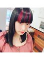 アグ ヘアー ヴェロチタ 広島中央通り店(Agu hair velocita)&nbsp;ブリーチ後チェリーレッドをいれました。