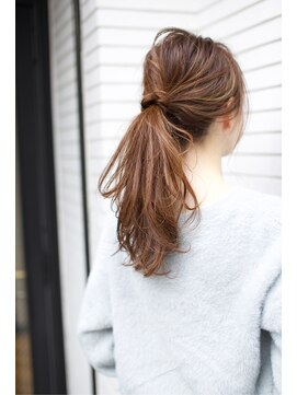 ウィーブス セタガヤ(weaves -SETAGAYA-) ポニーテール × ゆるふわ　[weaves -SETAGAYA-]