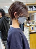 絶壁解消/ひし形/前下がり/大人ショートボブ/30代/40代★猪狩★