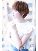 ハイライトベージュショート【Cloud zero】