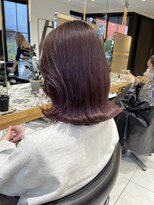 ヘアサロン ガリカ 表参道(hair salon Gallica) 【mami】大人かわいいラベンダーココアブリーチなしダブルカラー