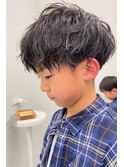 キッズパーマ×マッシュ