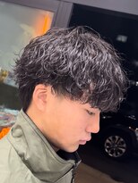 フィフス トウキョウ (fifth TOKYO)&nbsp;メンズマッシュウルフ波巻きパーマツイストスパイラルパーマ