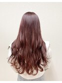 ブリーチなし！大人可愛いピンクベージュ