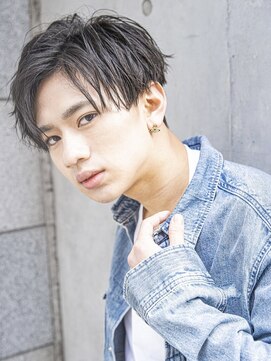 アイヴィ 表参道(IVY) 小久保style☆波巻きパーマ束感ツーブロックセンターパート