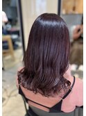 似合わせカットイメチェン/デザインカラー/レッドブラウン