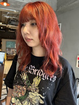 ソイリウム 下北沢(soi rium) 暖色カラー_レッドカラー_ブリーチカラー