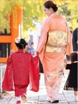 山野愛子分室 ジェフヘアースタジオの写真/ハレの日はプロの手で華やかに☆経験豊富なスタイリストが担当！着付けやヘアセットもお任せ下さい♪
