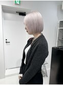 10代/20代/モード/ニュアンスカラー/レイヤーボブ/外ハネボブ