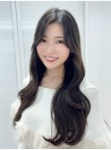 韓国ヘア/レイヤーカット/顔周りカット/前髪カット/レイヤー