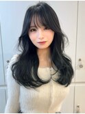 巻いても可愛いレイヤーカット♪