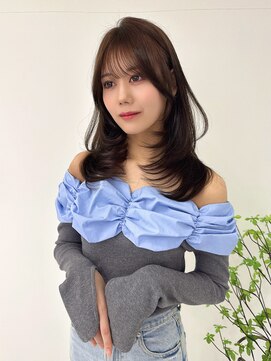 エレリー 栄店(EleRe) 【艶髪】透明感◎ワンカールミディ×グレージュ♪