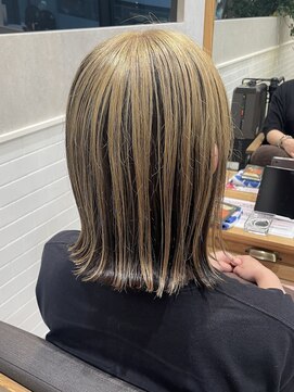 ザザ シンジュク(ZA/ZA shinjuku) ボブのアンブレラカラー