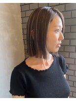 イキプラスディードットログ 大和八木駅前店(ikii+D.Log)&nbsp;ハイライト　ボブ　切りっぱなし　八木　橿原　奈良