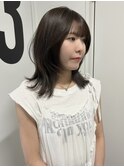 【 YOKE 】シアーグレージュくびれ顔まわりレイヤー