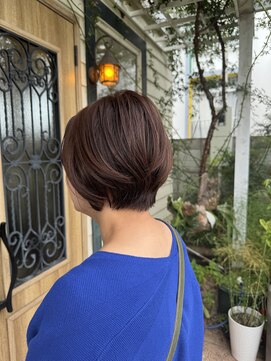 チョコレート(chocolate) 髪質改善大人可愛い20代30代40代50代ショートボブ