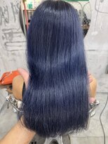 サル(saru)&nbsp;#ケアブリーチ #ブルーバイオレット #ネイビー