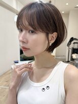 セイドット リー(Say. Ree)&nbsp;say.ショートボブひし形ショートダークレッドコーラルオレンジ