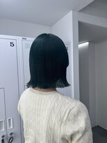 イロウ 山口どうもん店(IROW)&nbsp;ダブルカラー/切りっぱなし/ダークアッシュ/ブリーチなし