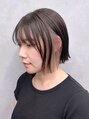 ジエクトクイン(The Ect Q'n) クールな印象の直線ボブ◎インナーカラーも活かした2wayヘアです