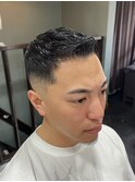 刈り上げセンターパート/波巻きツイストスパイラル/柏/柏駅