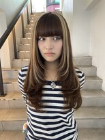 アンフィグ 吉祥寺(anfig)&nbsp;セクションカラー/レイヤーカット/デザインカラー