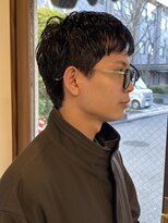 ピコット(P cott)&nbsp;メンズカット短髪ニュアンスパーマルーズショートパーマ