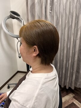ヘアークラフト サン 住吉店 [ヘアークラフトサン] 大人女性におすすめ◎スッキリショ-トボブ