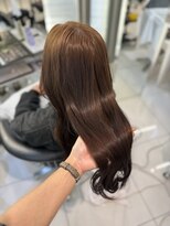 フォルテ ティアラ 横浜店(FORTE TIARA) 鏡のような光沢!潤いモカブラウン×上品なゆるふわウェーブ