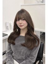 レーヴバイキートス(REVE by kiitos)&nbsp;柔らかく透けるモカグレージュ×韓国風くびれ巻き