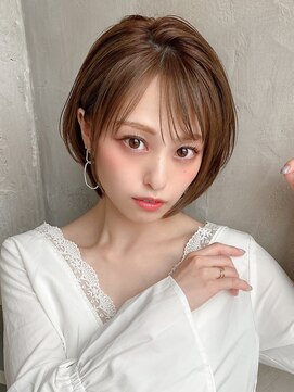 エイミーバイアフロートザガーデン 浦和店(amie by afloat the garden) 丸みショートボブ上品シルエットのミニショート【浦和】