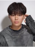 刈り上げマッシュシャドウパーマ