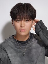 ウーズ ハラジュク(Ooze.HARAJUKU) 刈り上げマッシュシャドウパーマ