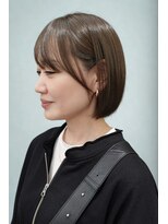 ロット 横浜(lot)&nbsp;ナチュラルショート×髪質改善×ミルクブラウン×横浜