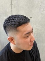 バーバーバー ナカノ(BARBER BAR NAKANO) 【濡れパン×スキンフェード】緩パンで大人のクロップスタイル