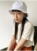 straight long