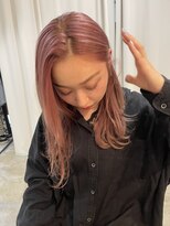 セーヌパス(CEINE PATH)&nbsp;ブリーチ2回で薄めピンク☆