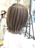 ナチュラルバレイヤージュ×ナチュラルブラウン