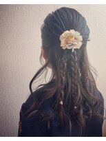ヘアサロン イロドリ(hair salon irodori)&nbsp;ハーフアップでるんるん。
