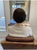 【丸みショート】【ココアベージュ】【20代30代40代】