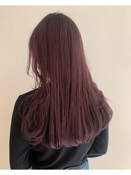 ヘアサロン ガリカ 表参道(hair salon Gallica) 大人フェミニンロング/ラベンダーココアブリーチなし
