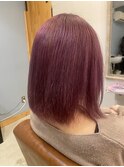 ピンクヴァイオ ブリーチ系カラー