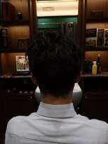 ヒロギンザバーバーショップ 丸の内店(HIRO GINZA BARBER SHOP)&nbsp;ビジネスショート アップバングセクシーパーマ