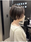 ショートレイヤー前髪ありショートカット20代30代40代50代