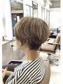 小顔補正立体カット