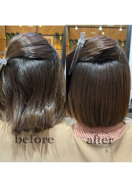 ノアランス 池袋(noah rance) 髪質改善×縮毛矯正×ボブ