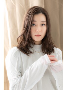 カバーヘア ブリス 戸田公園西口店(COVER HAIR bliss) かきあげバングこなれヘアヘルシースタイルZ戸田公園30代40代